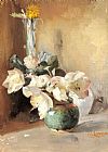 Carl Larsson Famous Paintings - Roses De Noel